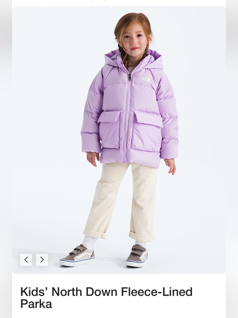 Kids’ North Down Fleece-Lined Parka